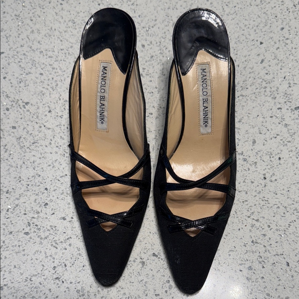 Manolo Blahnik Black Women's Shoes
